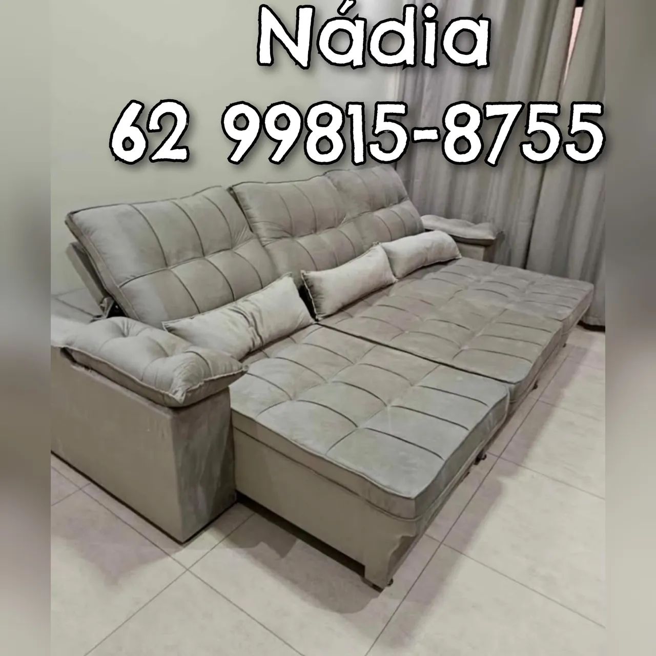 Sofá === retrátil e reclinável !!