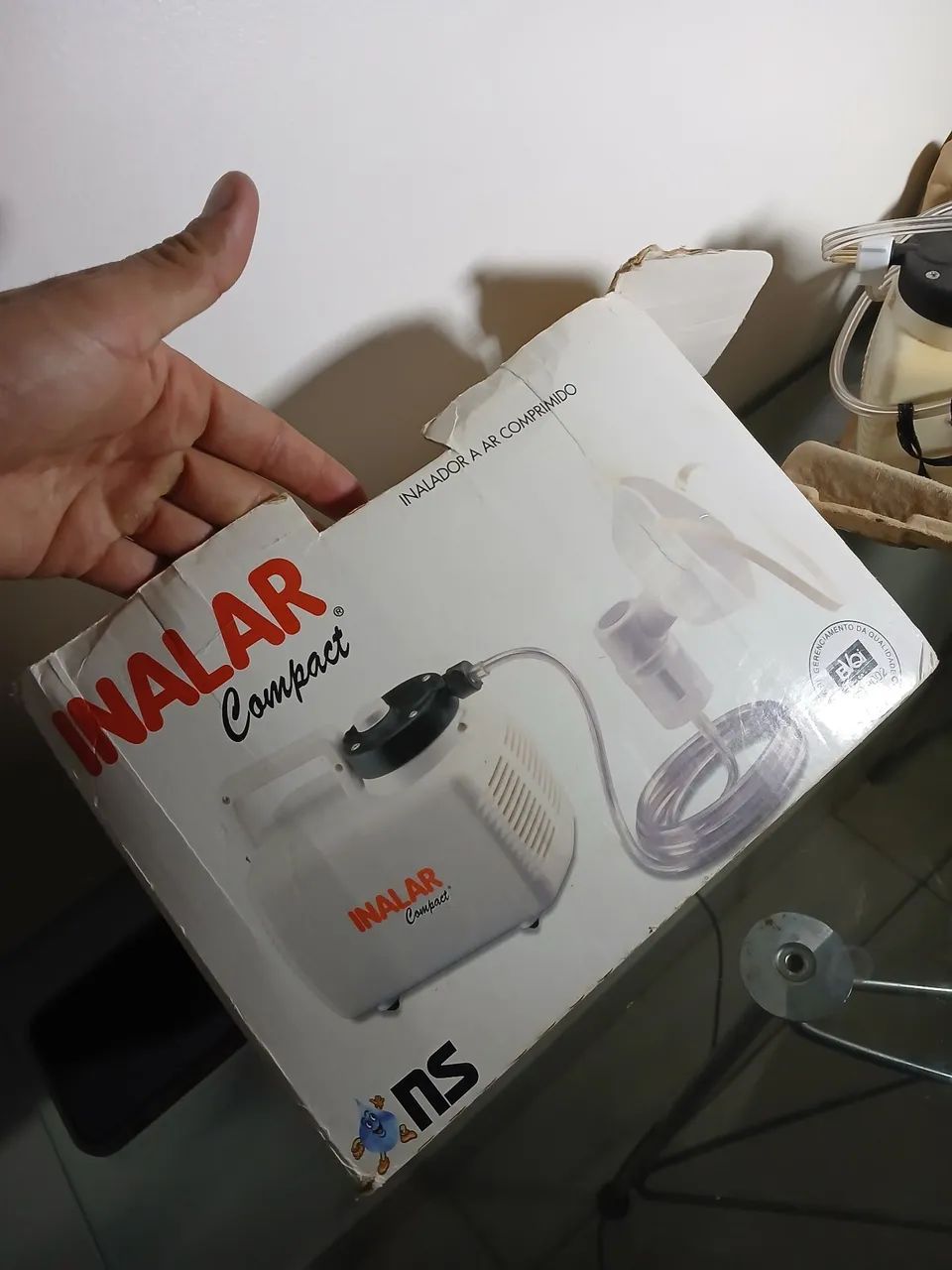 inalador compact <br><br>R$ 130 <br> - Foto 2