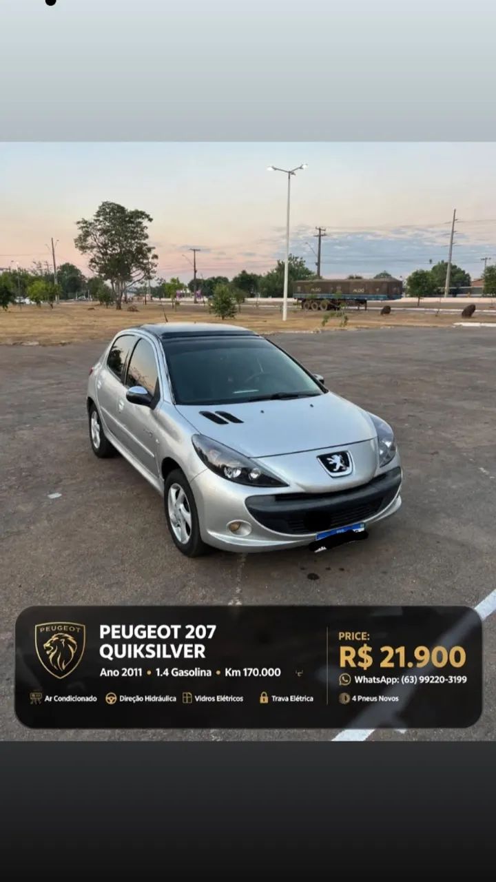 Peugeot 207 207 QUIKSILVER 1.4 Flex 8V 5p 2011