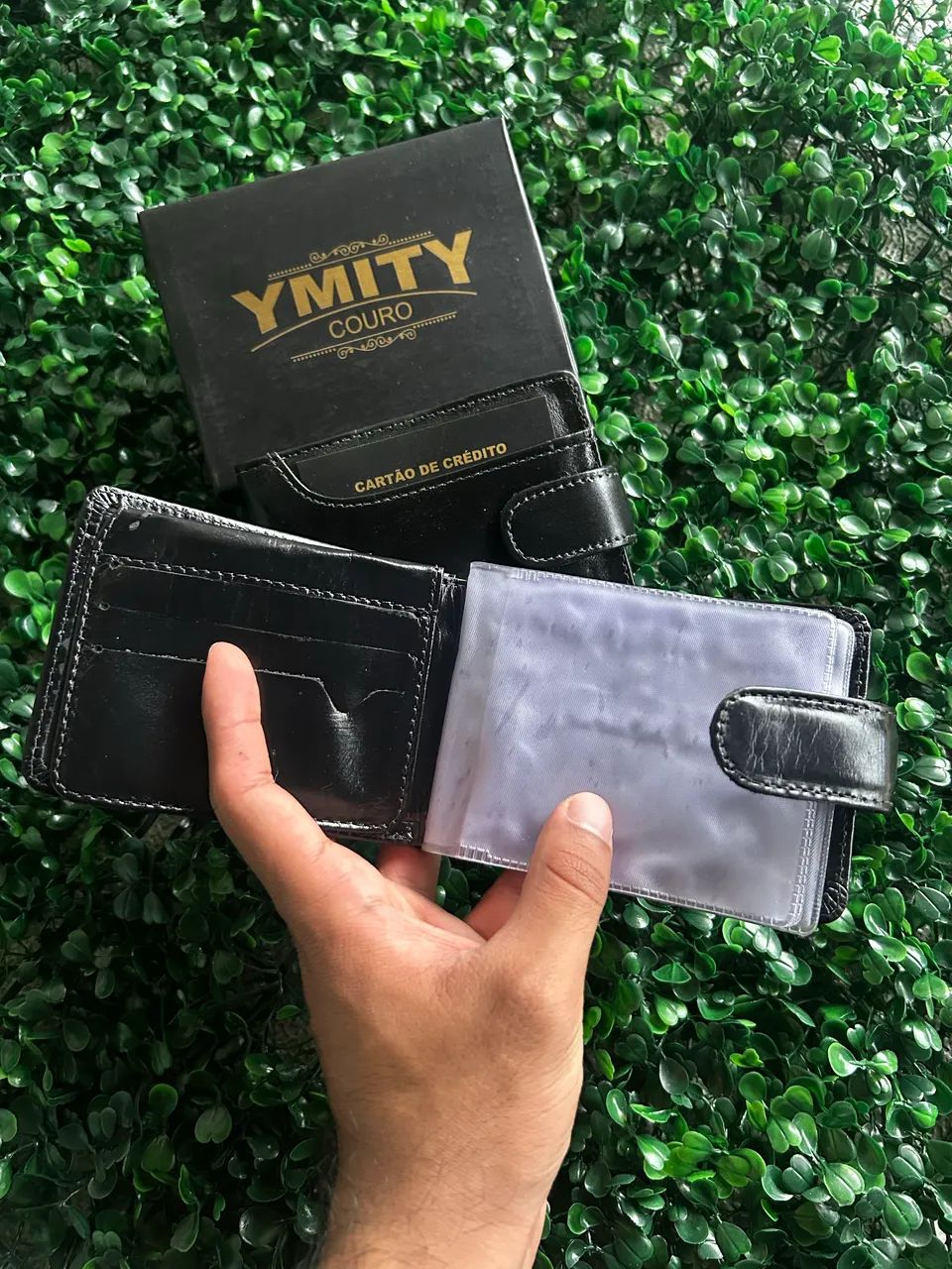 Carteira de Couro masculina Ymity NOVA  - Foto 3