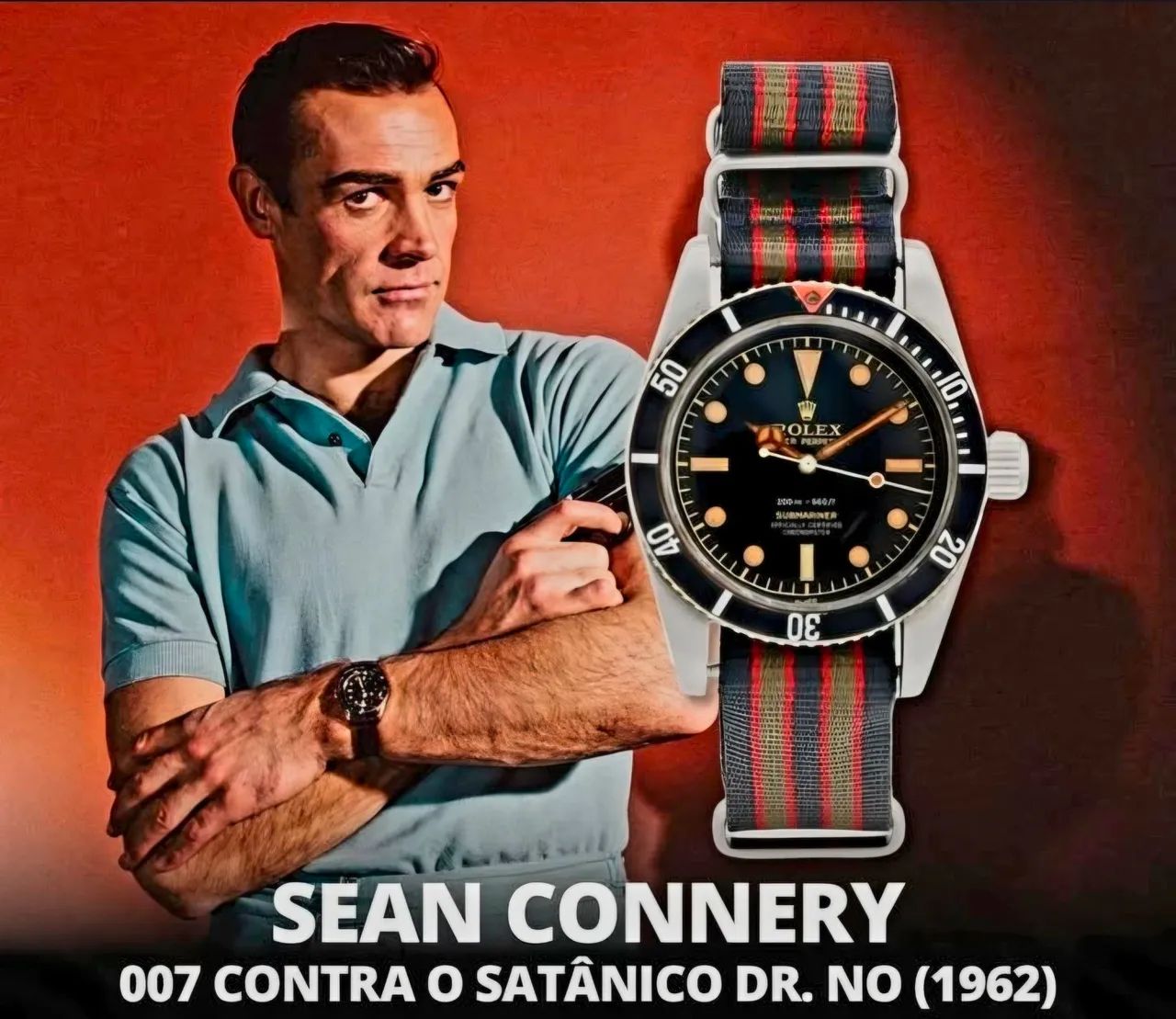 Pulseira American Nato Bond Vintage 22mm