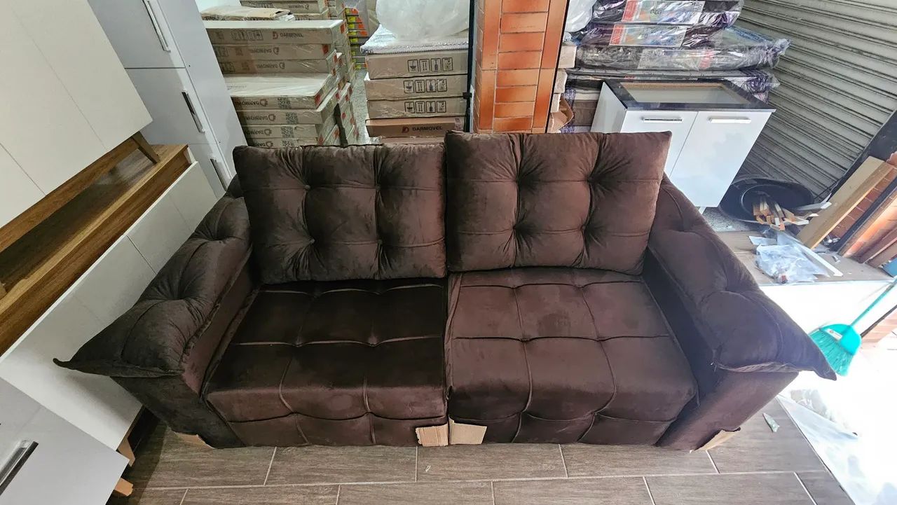 SOFA RETRATIL NOVO - PROMOÇÃO ÚLTIMA UNIDADE - Foto 3
