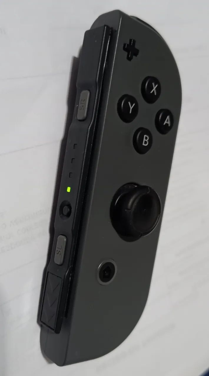 Joy Con direito Nintendo Switch cinza e esquerdo brinde joycon joy-cons controle pro - Foto 2