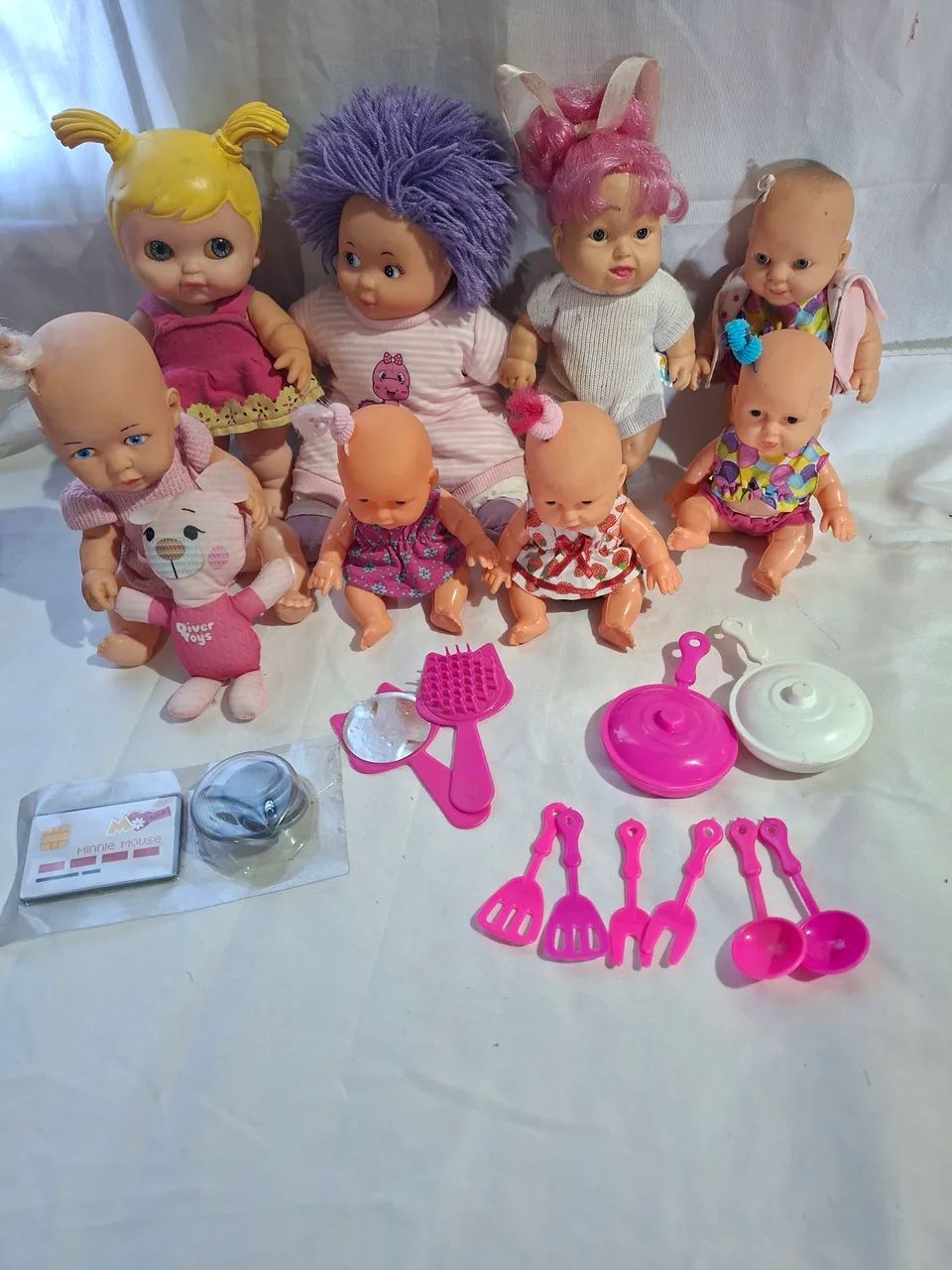 Kit 8 Bonecas com Acessórios - Presente Completo e Barato - Foto 5