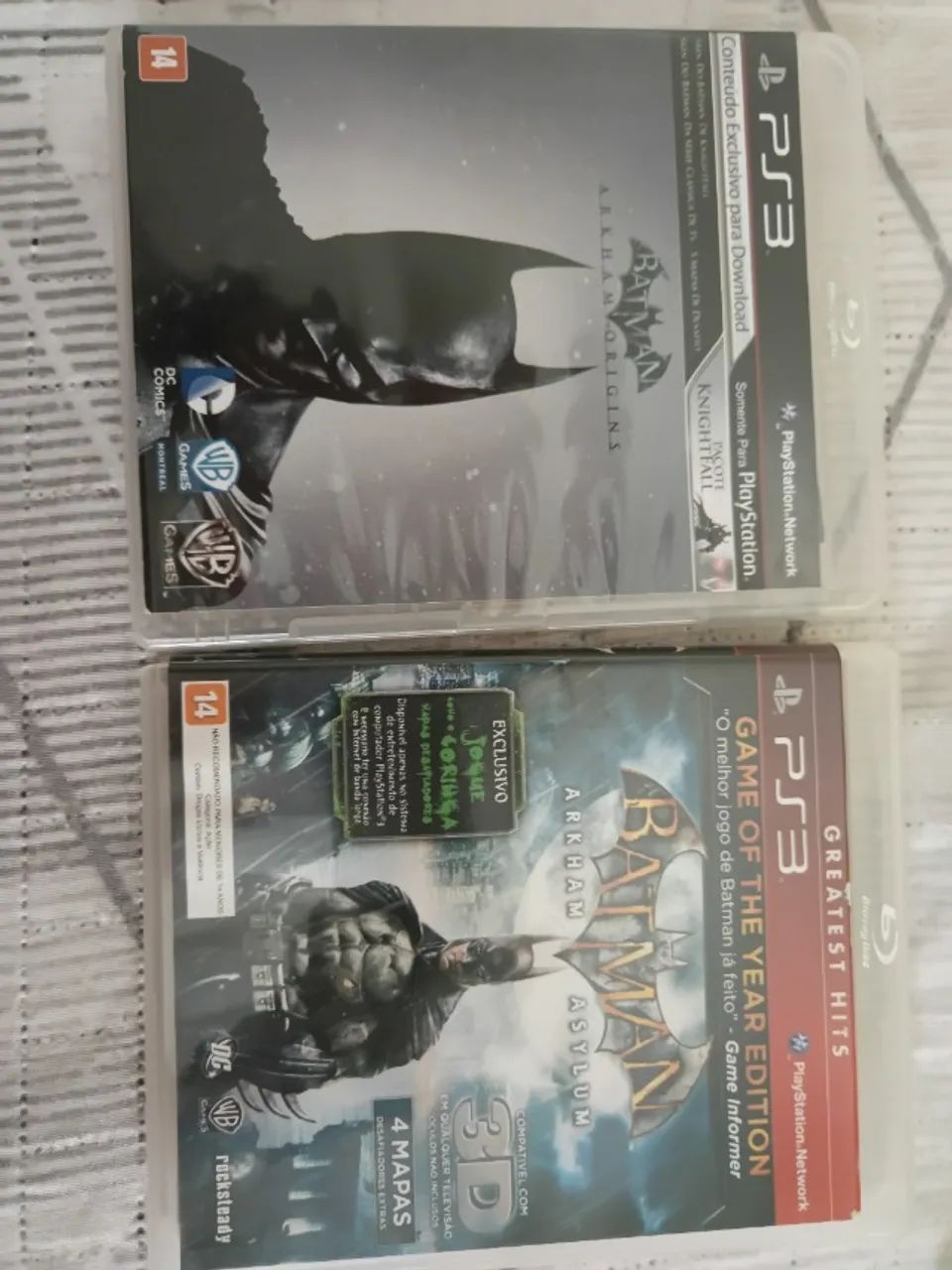 2 JOGOS PS3 BATMAN