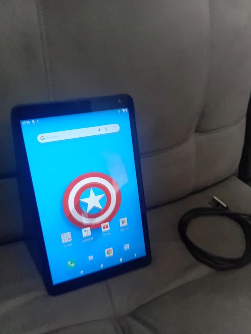 Tablet 32 gigas grandão + cabo  - Foto 3