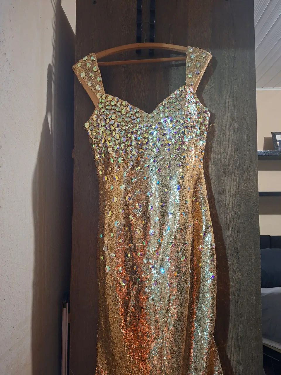 Vestido de festa dourado  - Foto 4