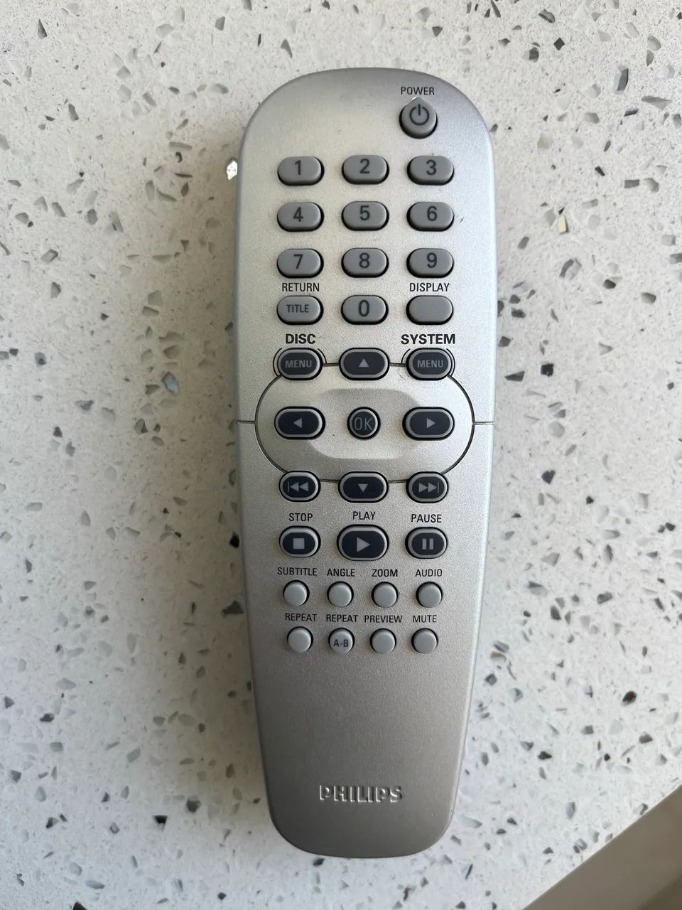 Controle aparelho DVD Philips 