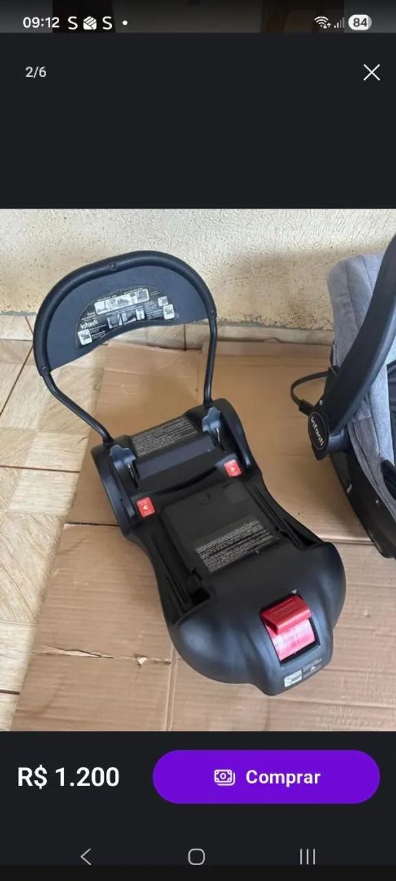 Kit carrinho  epic lite semi novo  - Foto 4