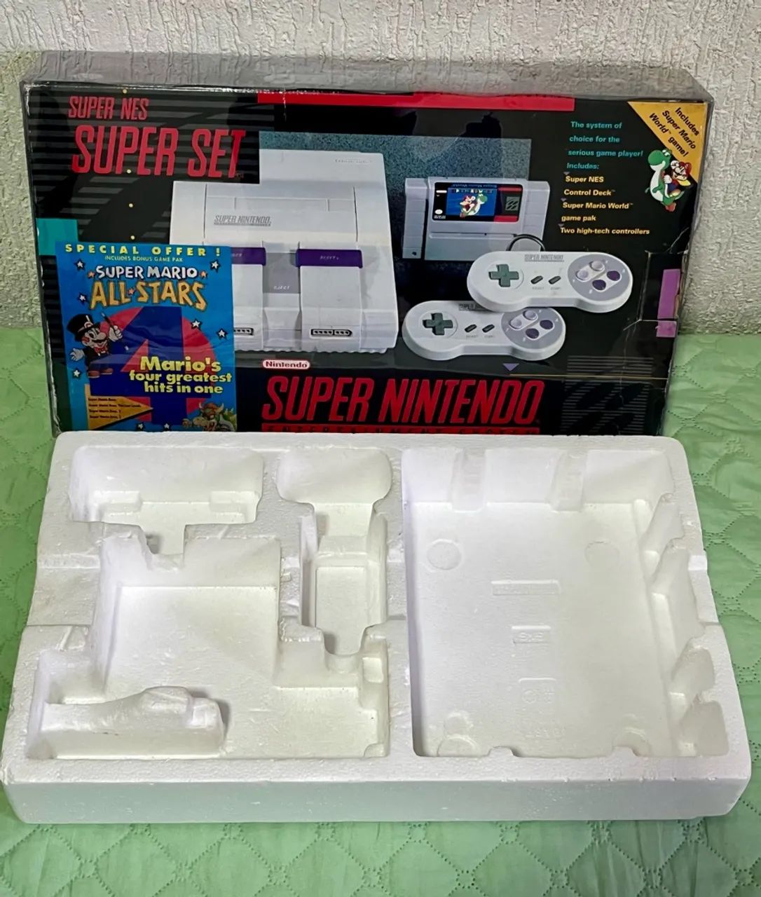 Berço Isopor original Super Nintendo