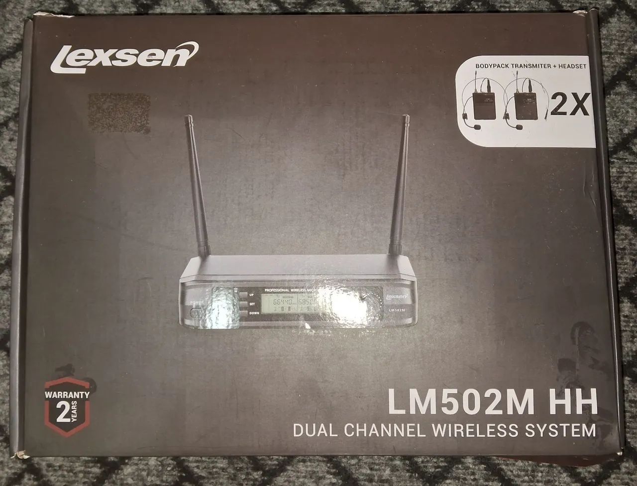 Vendo microfone sem fio Lexen LM502M HH. 
