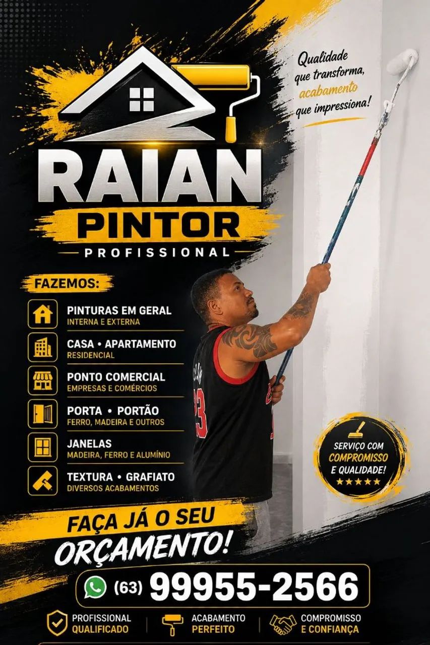Pintor residencial profissional 