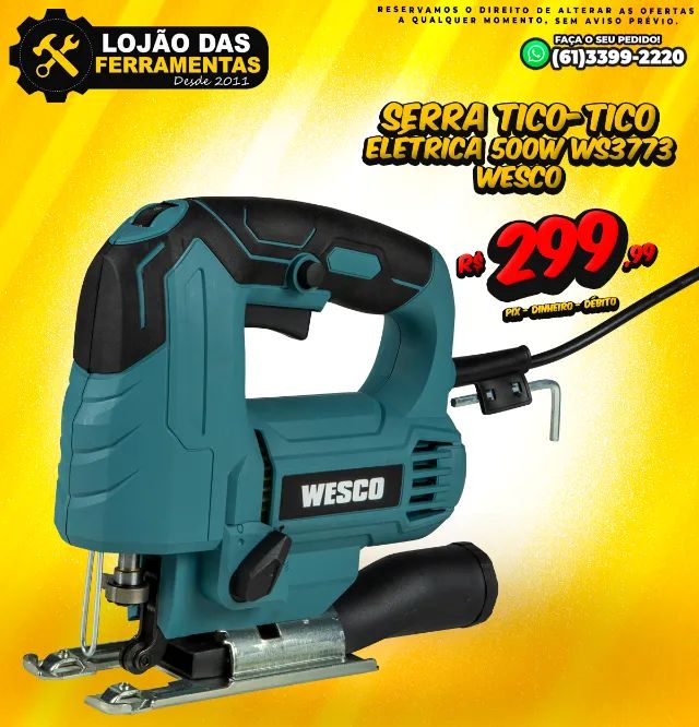 Serra Tico-Tico Elétrica 500w Ws3773 Wesco