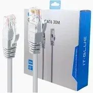 CABO DE REDE CAT6 30M(Honestidade e Qualidade Distribuidora JK Eletrônicos)