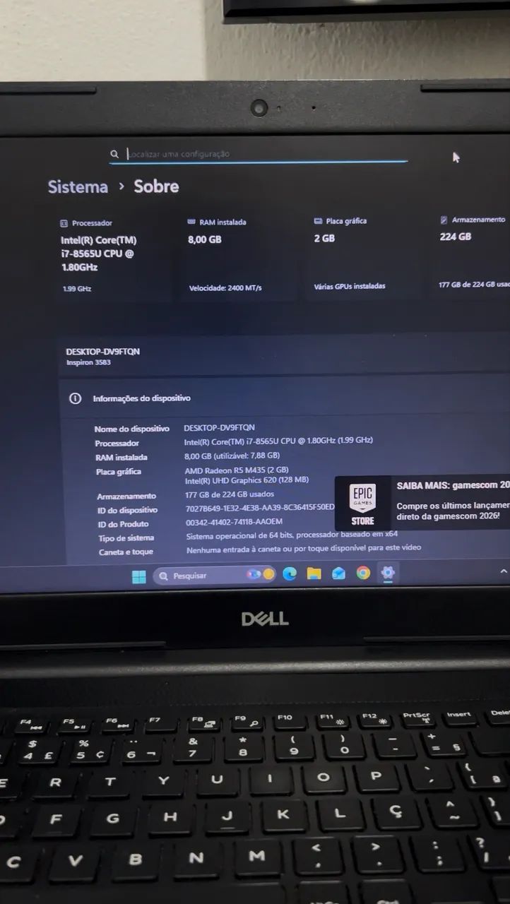 NOTEBOOK DELL INSPIRON - Foto 4