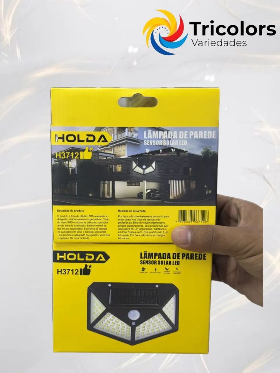 Lámpada de parede solar LED Holda H3712