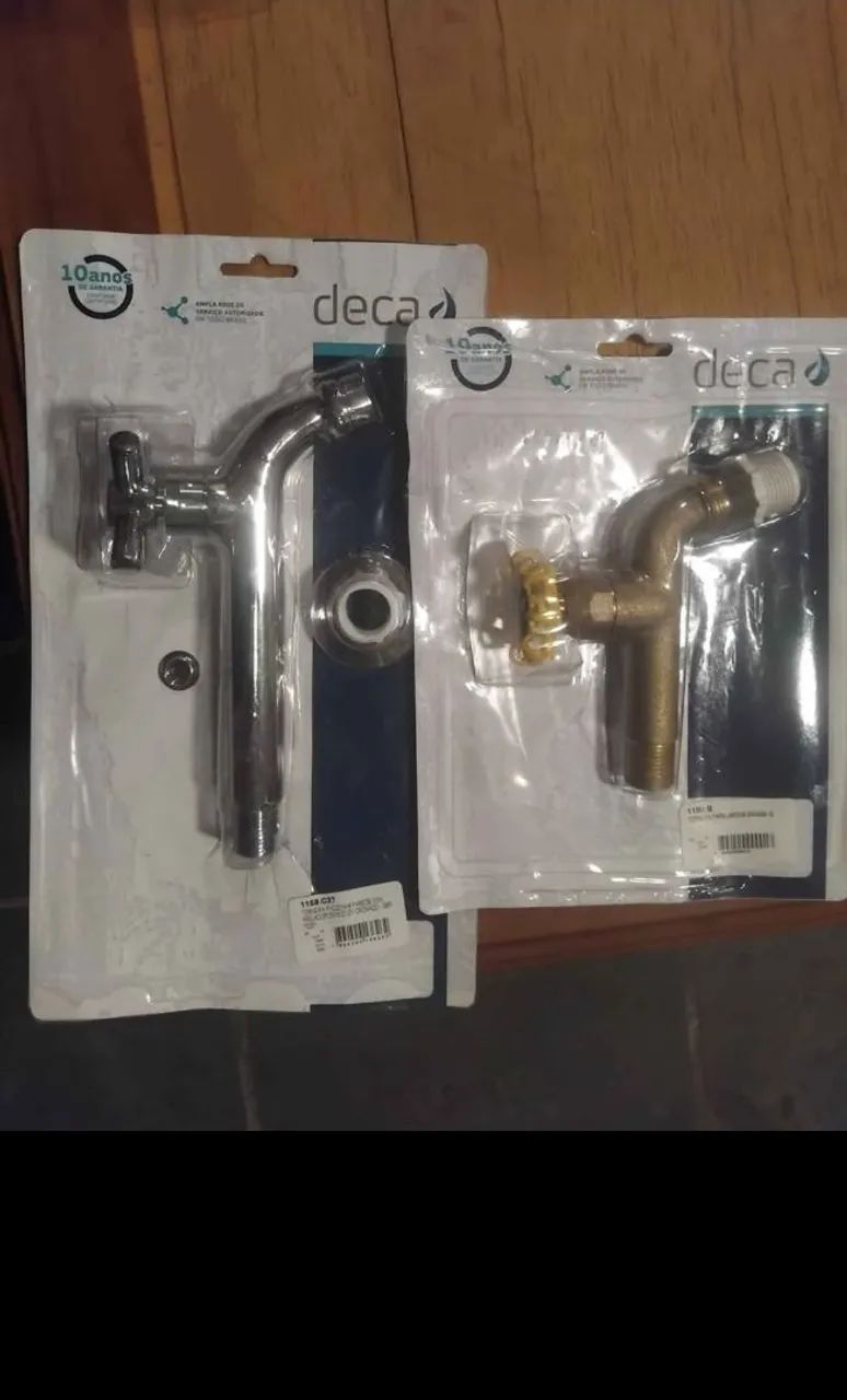Acabamentos para banheiro DECA, novos, torneira, papeleira, registros, prateleira - Foto 3