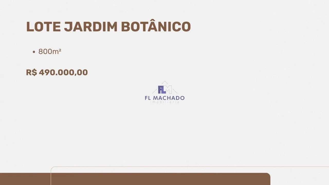 ???? LOTE À VENDA - JARDIM BOTÂNICO ???? - Foto 2