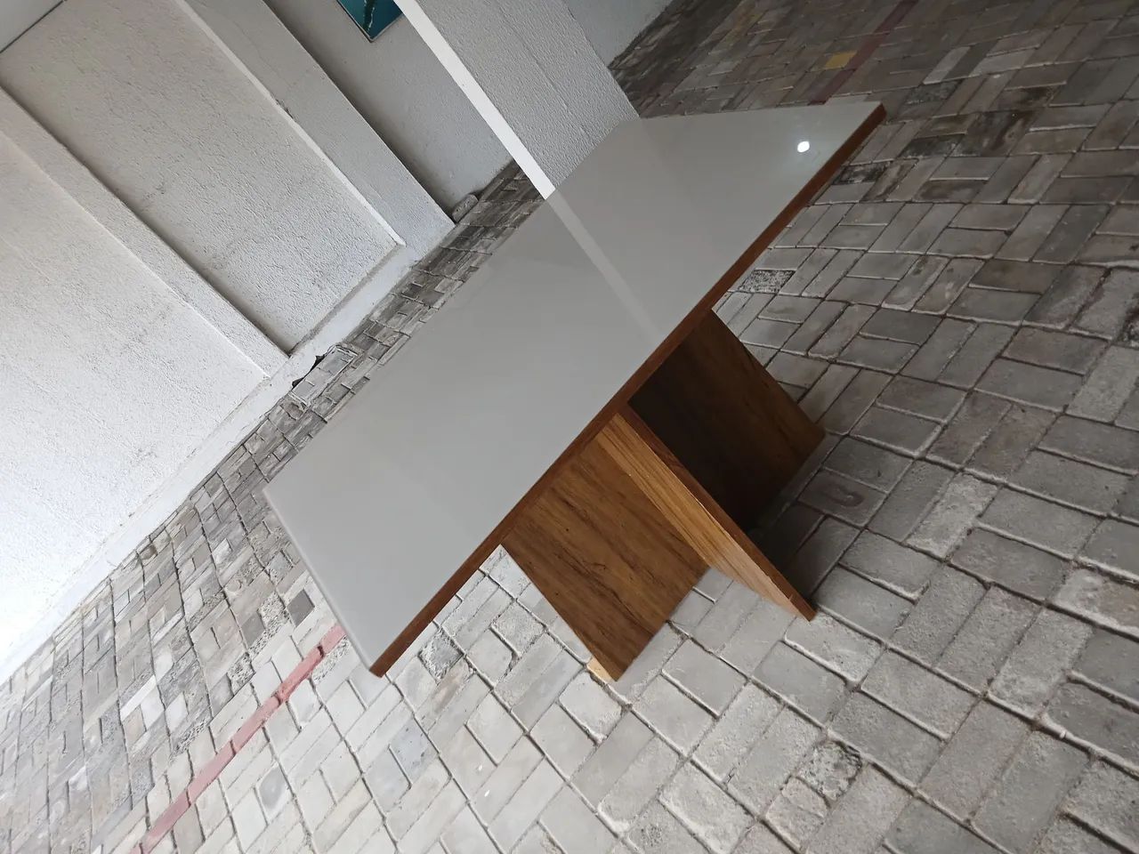 Mesa com tampo de vidro 1,20 X ,80 - Foto 3