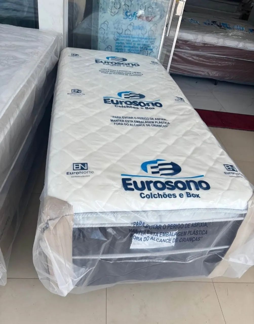 Cama Unibox Solteiro Diamond Com espuma premium 0.88 x 1.88 - Foto 5