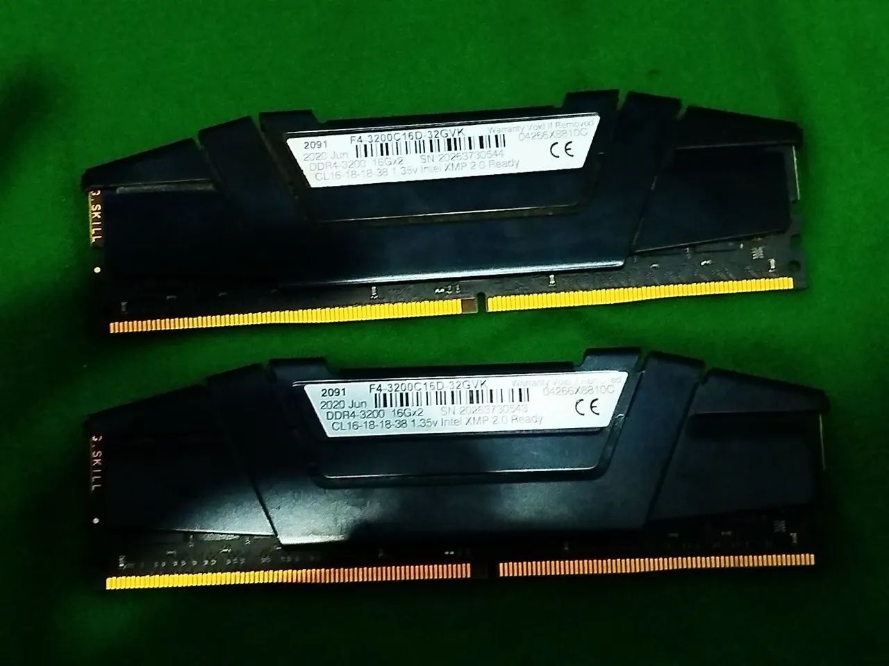 Memória ram DDR4 32gigas 16x2 - Foto 2