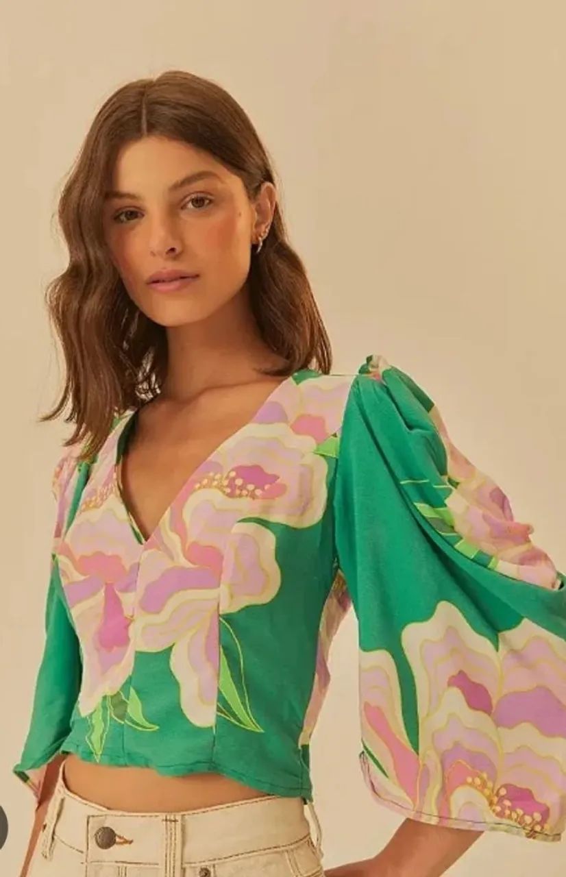 Cropped estampado farm.  - Foto 3