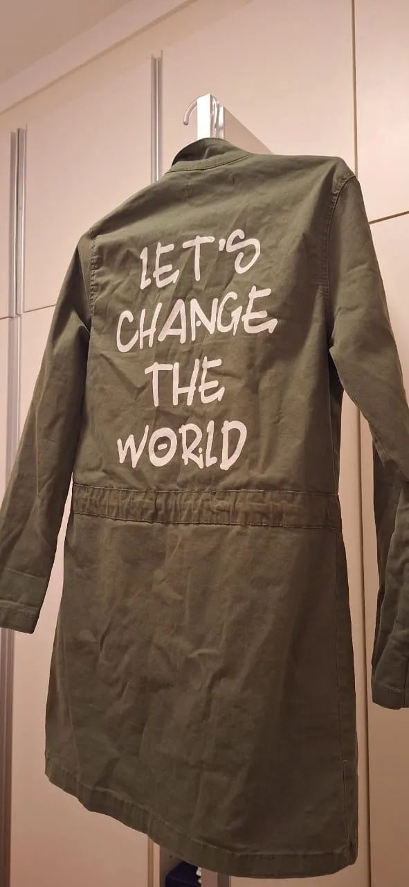 Parka verde " let's change the wolrd - Foto 5