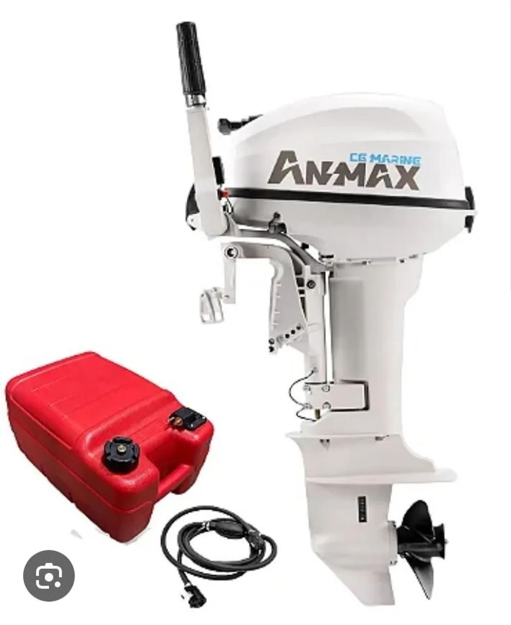 ANMAX 20HP MANUAL 2TEMPOS - motor de popa novo <br> - Foto 2