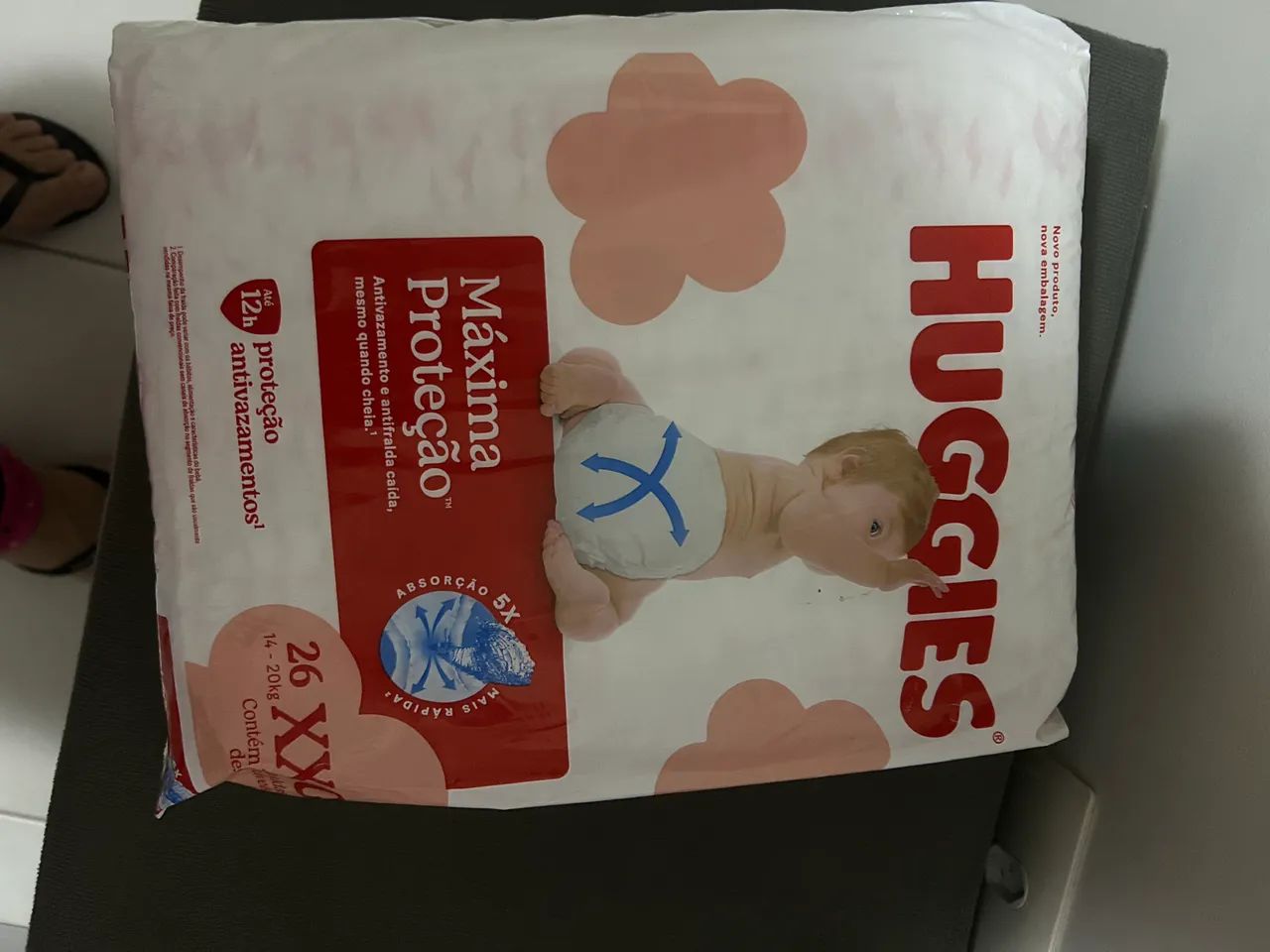 Fralda XXG Huggies 26 un. 
