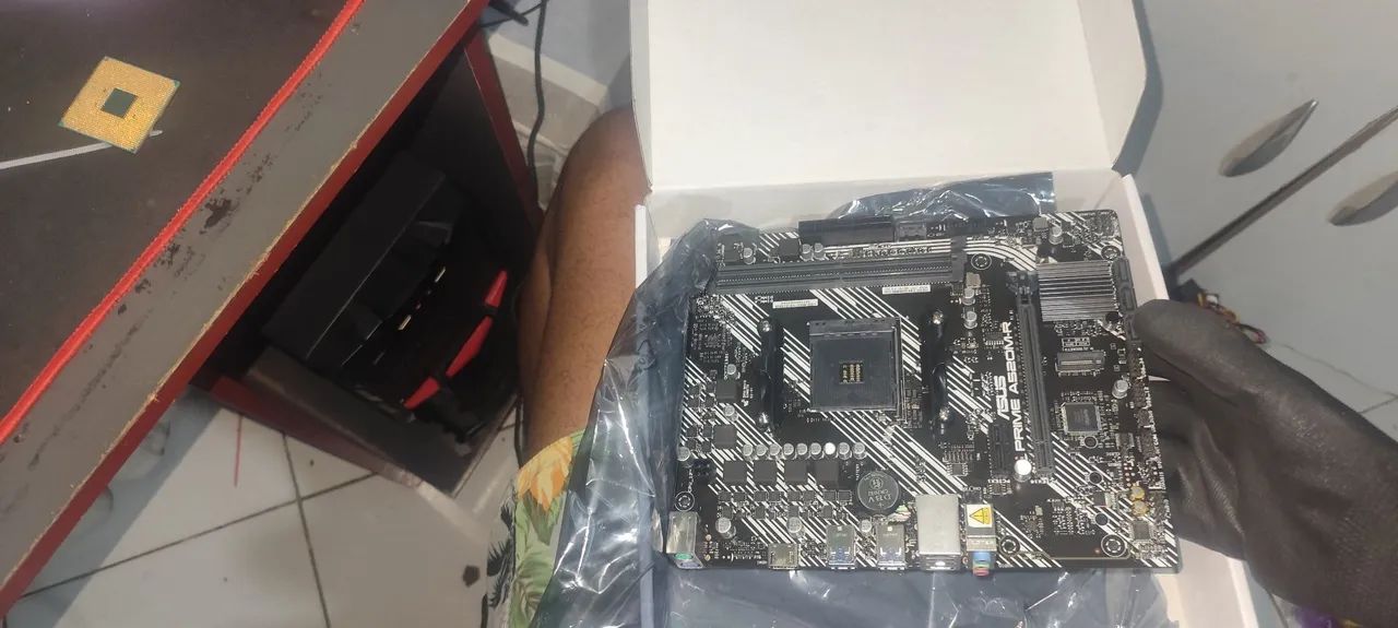 Placa mãe nova a520m nunca usada - Foto 3
