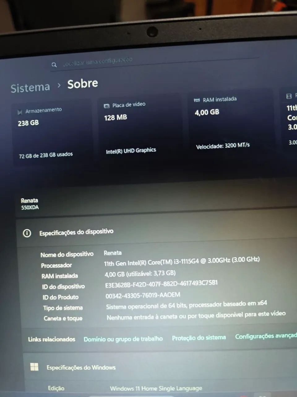 Notebook Samsung i3 - Foto 3