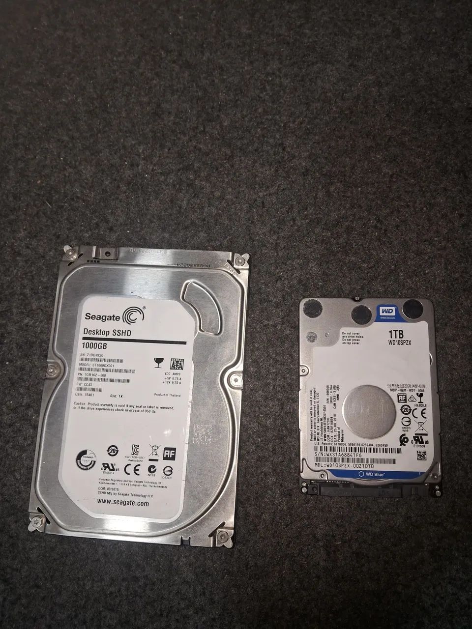 HD 1TB em bom estado saudável 