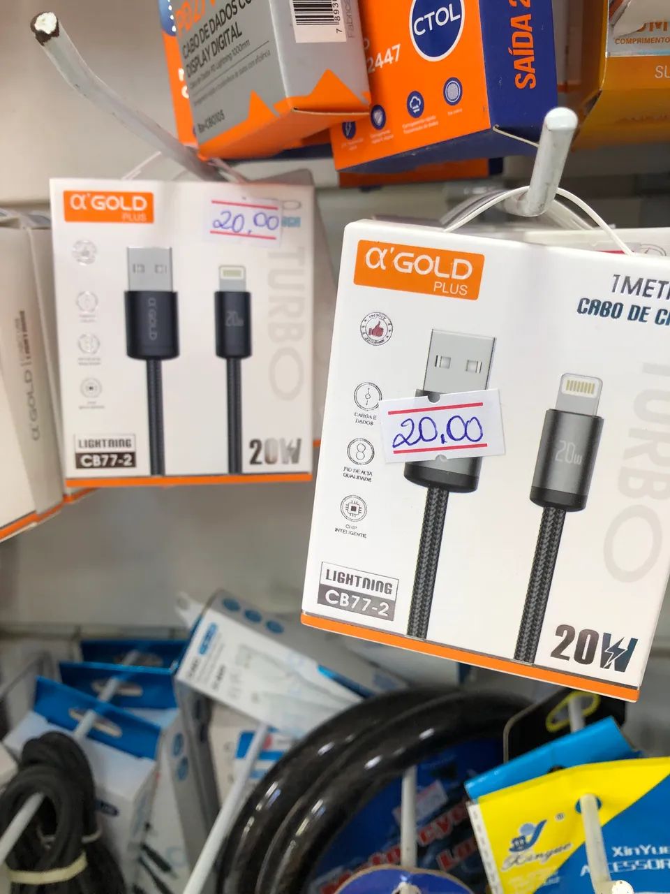 Cabo USB para iPhone e Android  - Foto 3