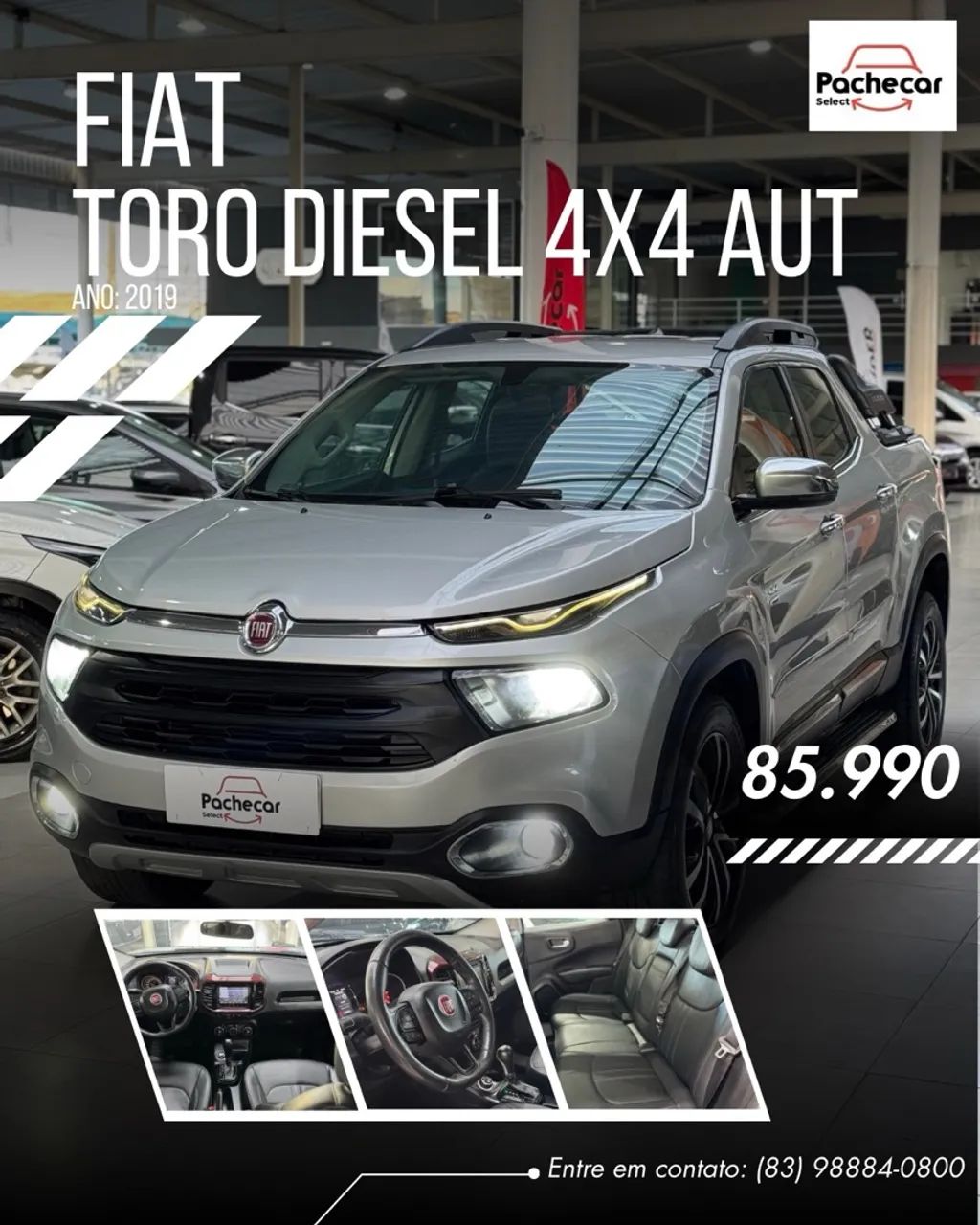 Fiat Toro Toro Freedom 2.0 16V 4x4 TB Diesel Aut. 2019