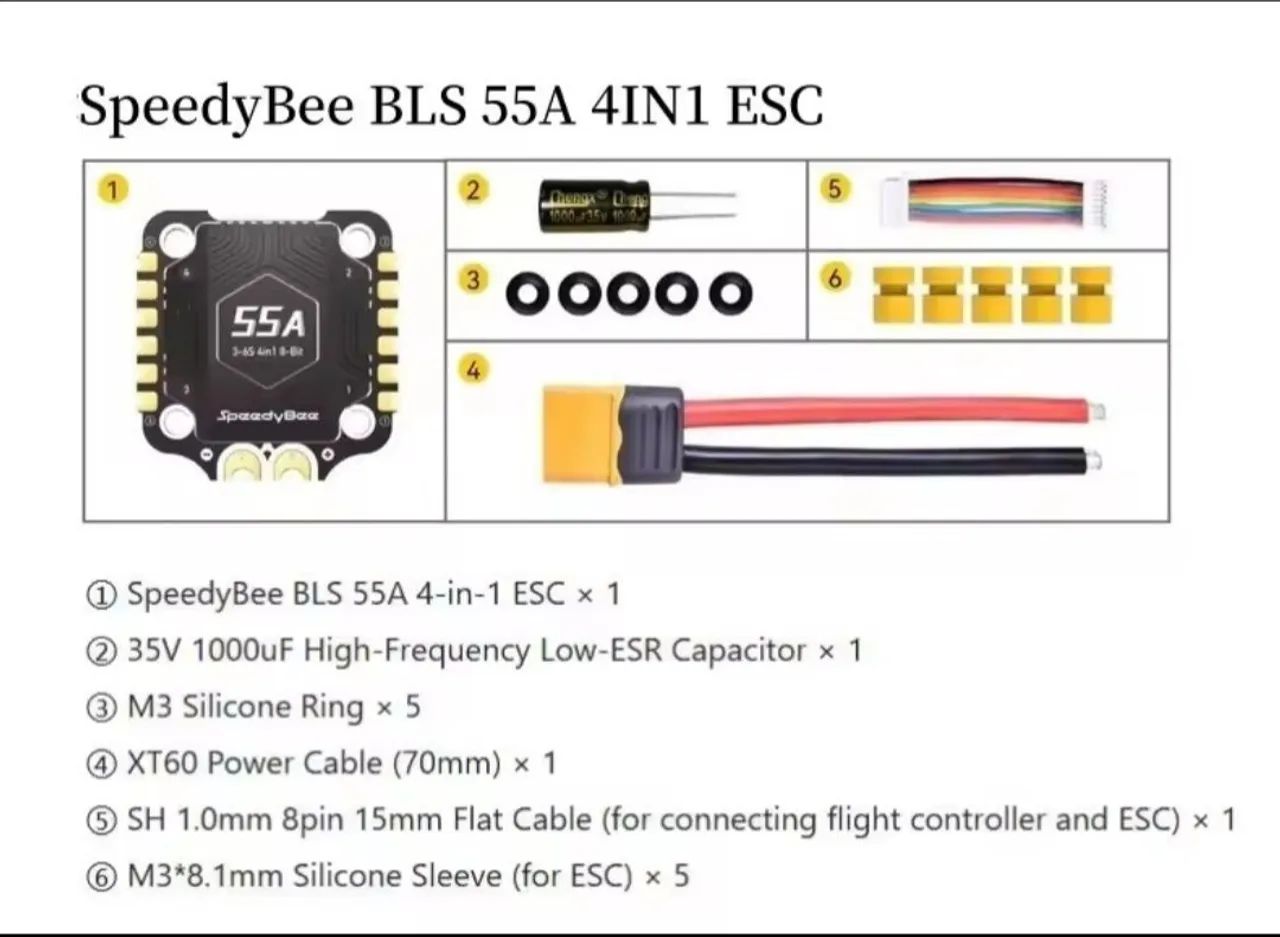Stack Speedybee F405 V4 BLS 55A  - Foto 4