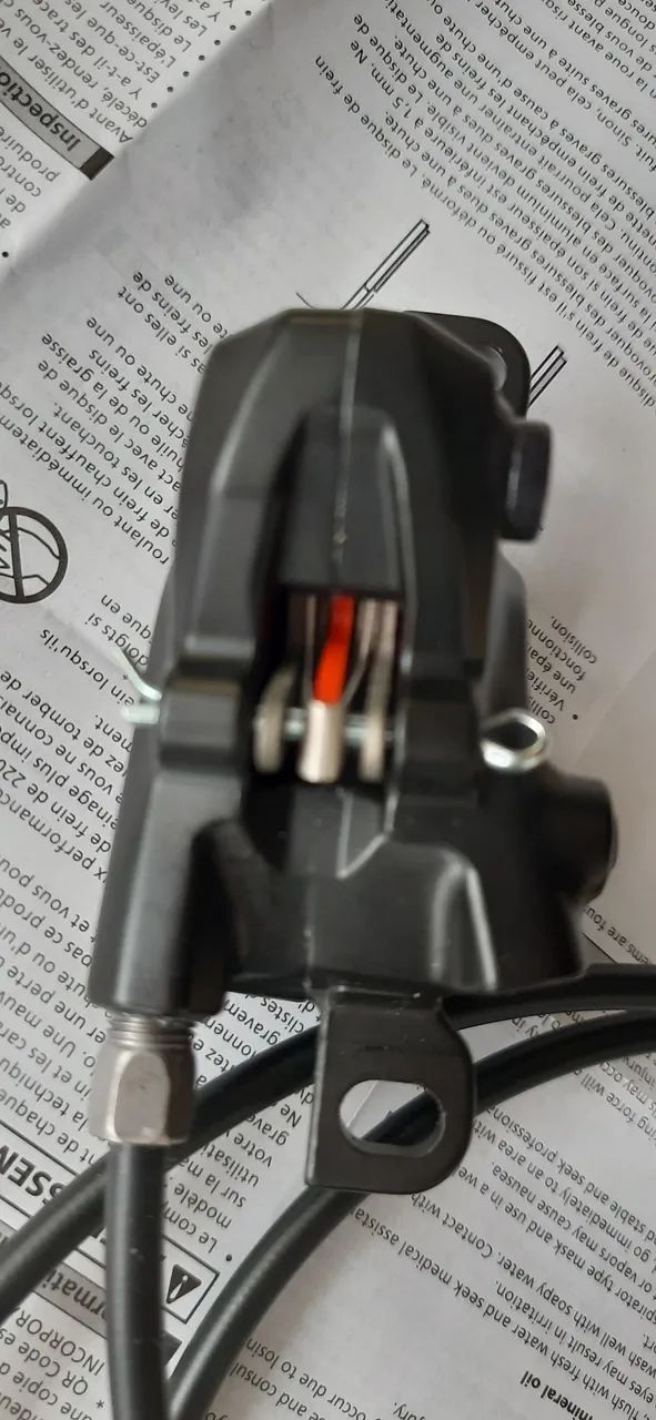 Freio hidraulico dianteiro MT200 Shimano - Foto 4