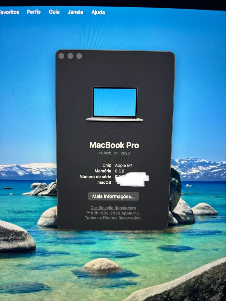 Macbook PRO M1 Cinza 8gb 256 SSD + MAGIC MOUSE - Notebooks