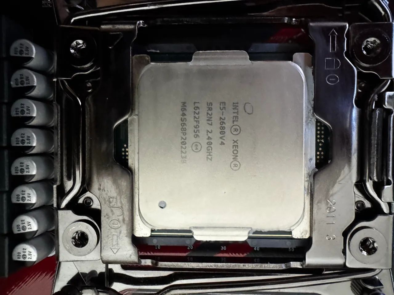 Placa mãe com processador E5 2680V4 + módulo TPM 2.0 - Foto 3