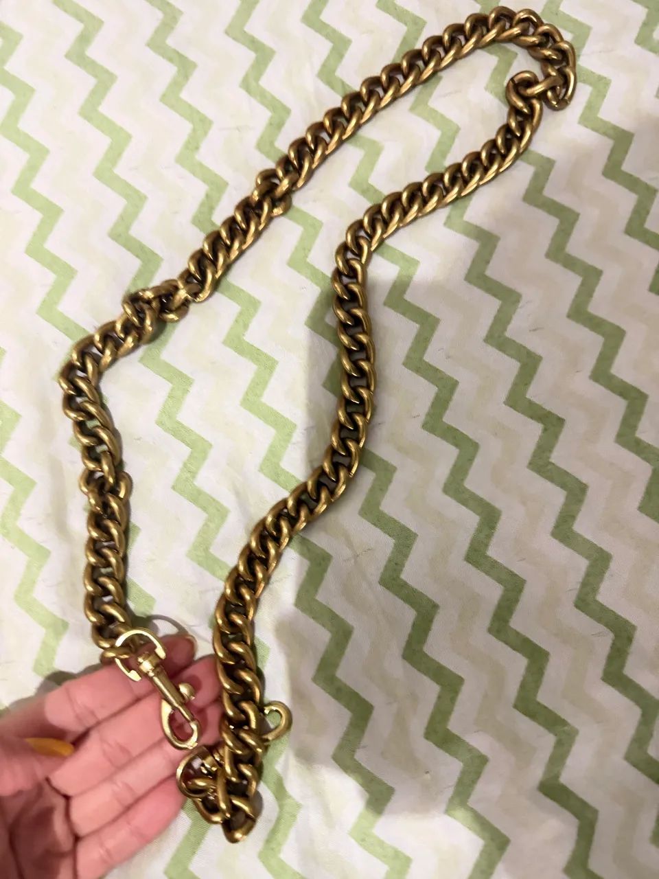 Corrente de bolsa estilo coach nova 60,00