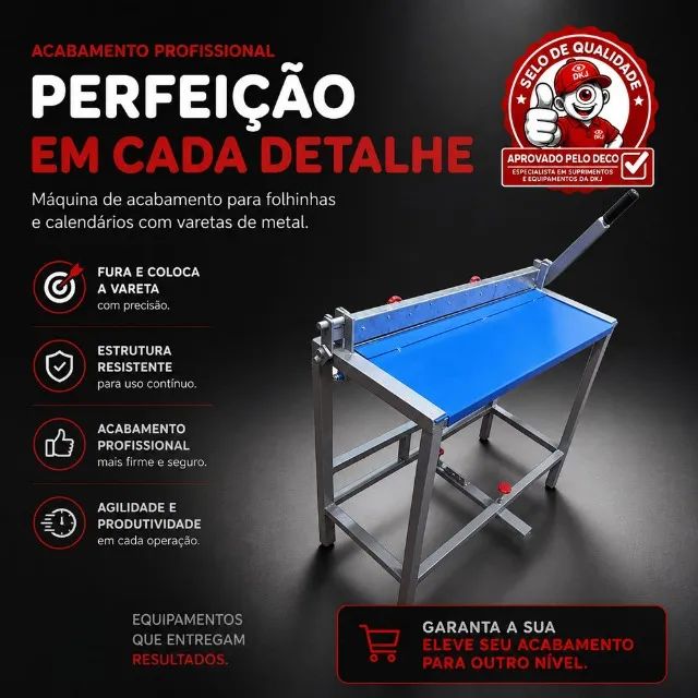 Envaretadeira de folhinhas e calendários com acionamento manual - Foto 2