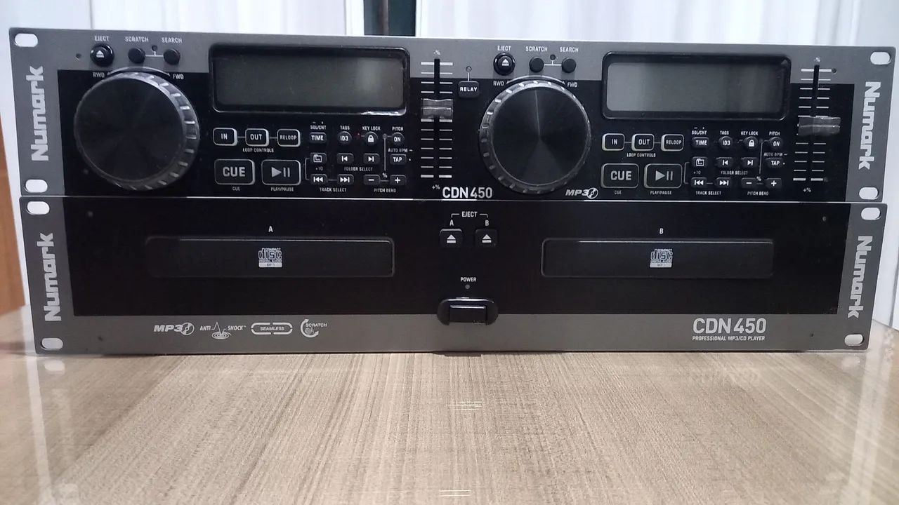 Cd j player Numark cdn 450 padrão Rack