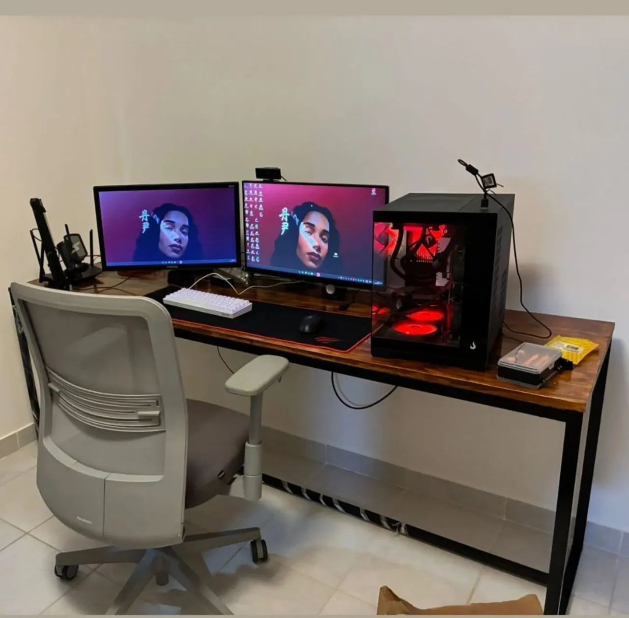 MESA GAMER INDUSTRIAL ESCRIVANINHA 