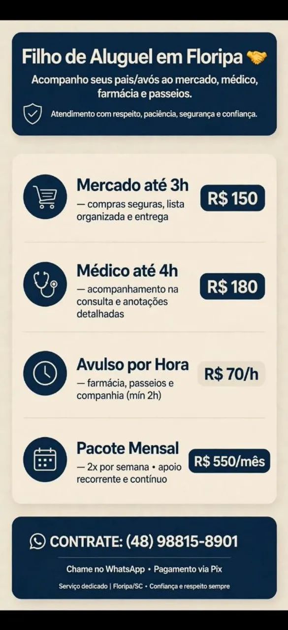 Filho de Aluguel em Floripa :)