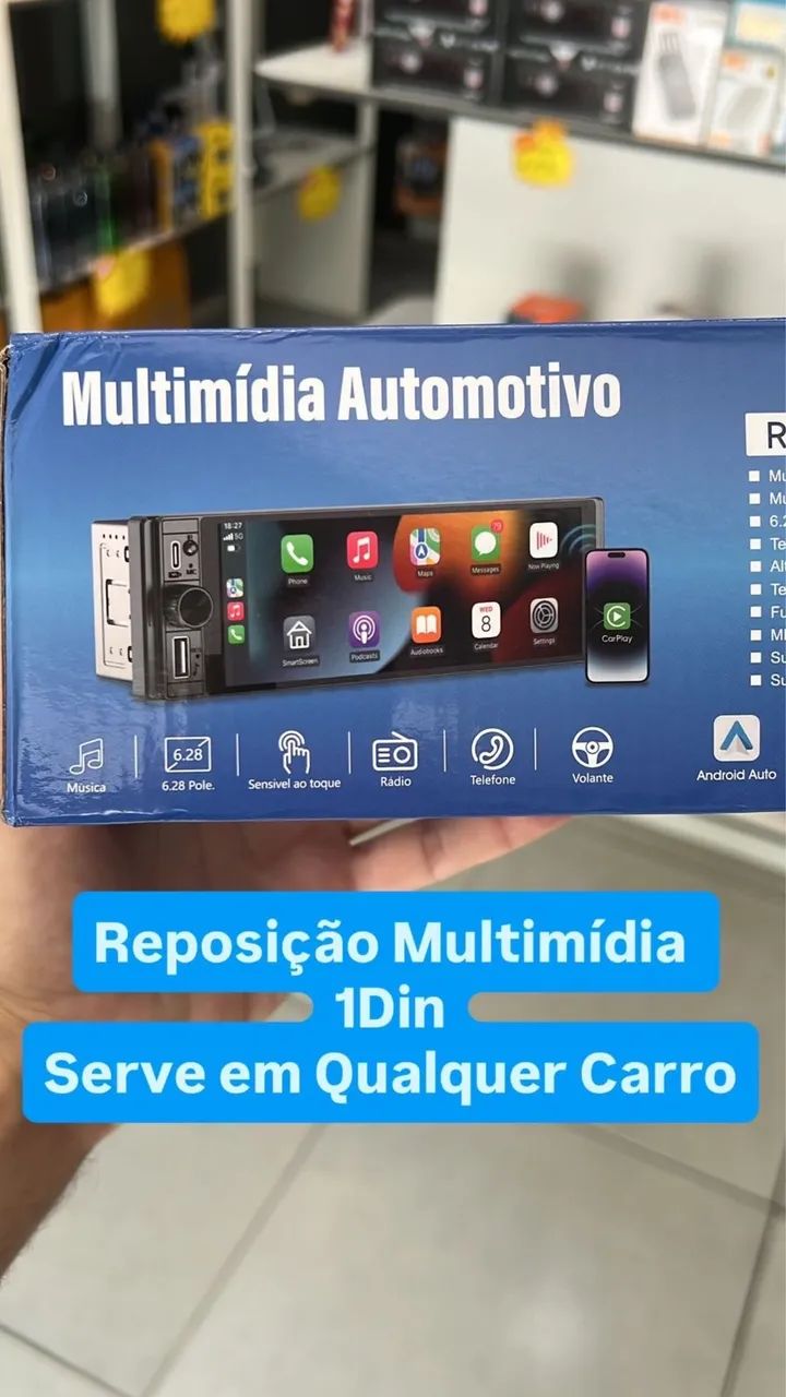 Multimídia 1din 6? ( cabe em praticamente todos os carros) - Foto 2