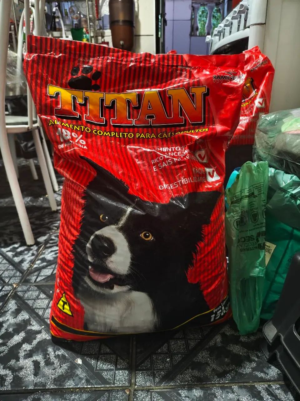 Ração para cachorro 20kg