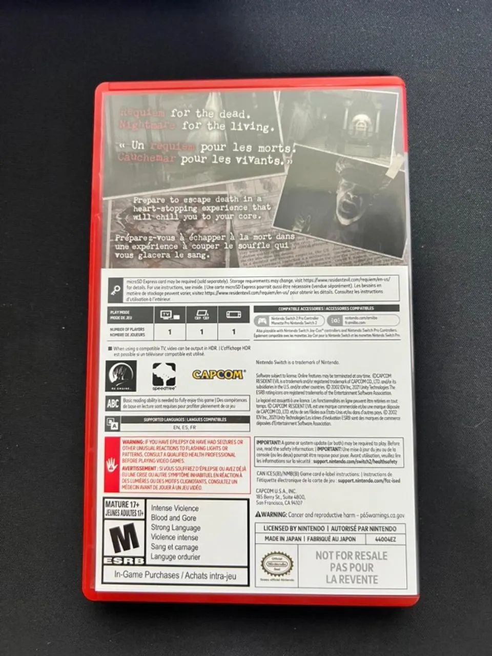 Jogo Nintendo Switch 2: Resident Evil: Requiem - Foto 2