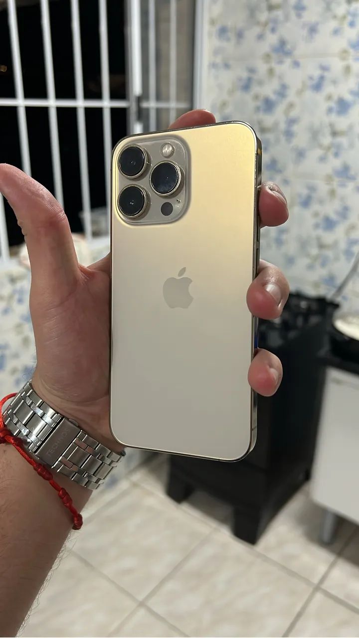 iPhone 13 PRO dourado em excelente estado  - Foto 2