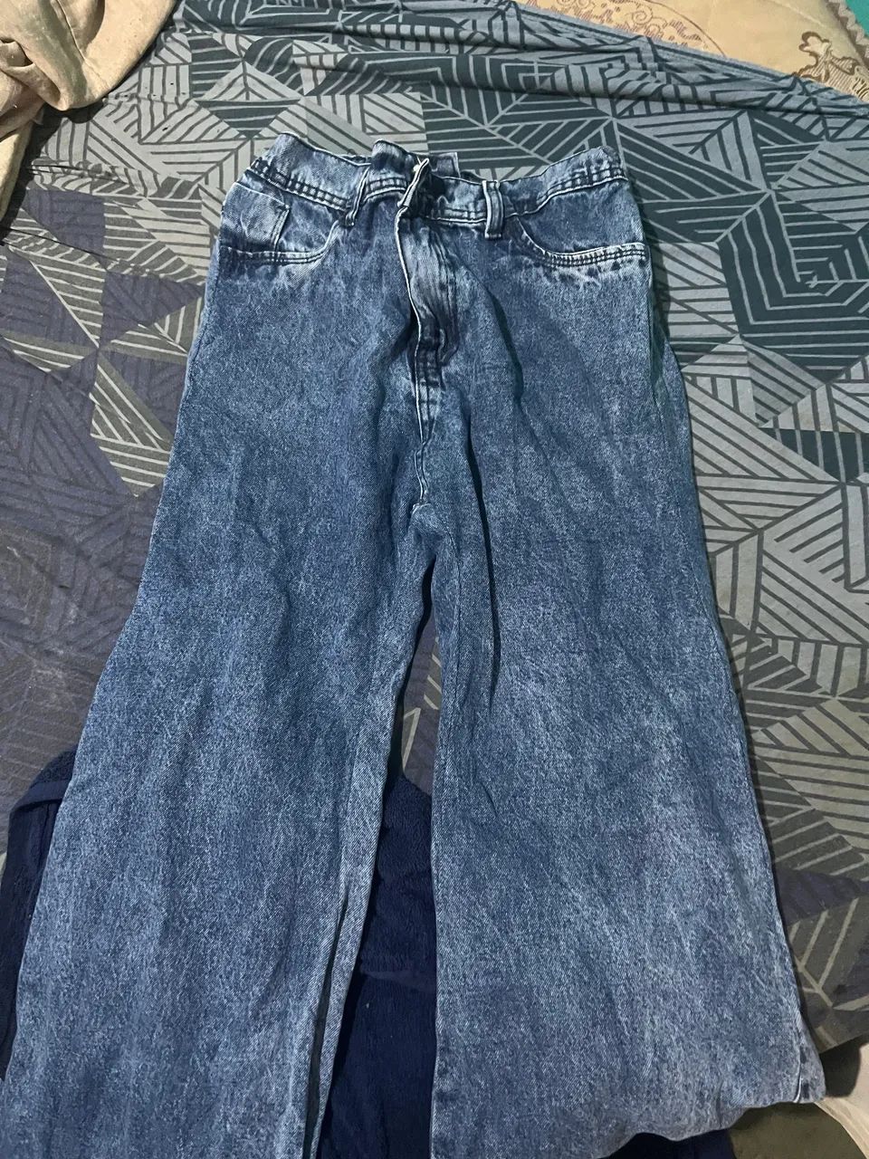 Calça jeans Pantalona 