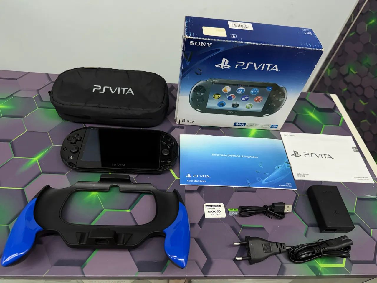 PS VITA PCH-2000 SLIM ? COMPLETO E DESBLOQ!
