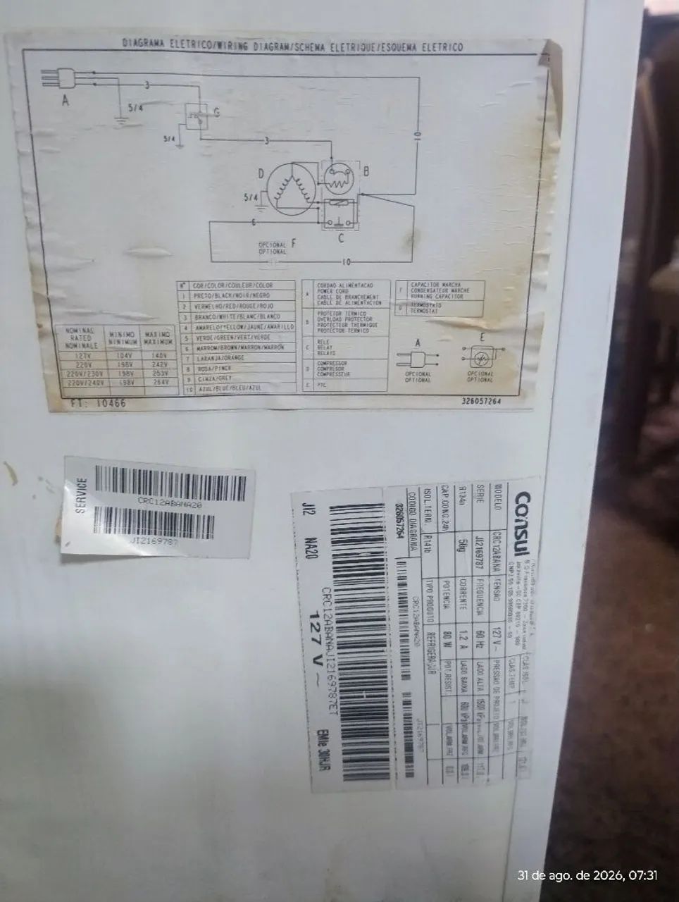 Refrigerador compacto Consul 120 frigobar multiuso  - Foto 5